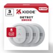 Kidde 10-Year Battery Powered Smoke Detector with Photoelectric Sensor (3-Pack) 21032777