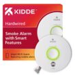Kidde Smart Hardwired Wi-Fi Enabled Smoke Detector with Photoelectric Sensor and Voice Alerts 21032064 21032064