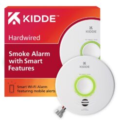 Kidde Smart Hardwired Wi-Fi Enabled Smoke Detector with Photoelectric Sensor and Voice Alerts 21032064 21032064
