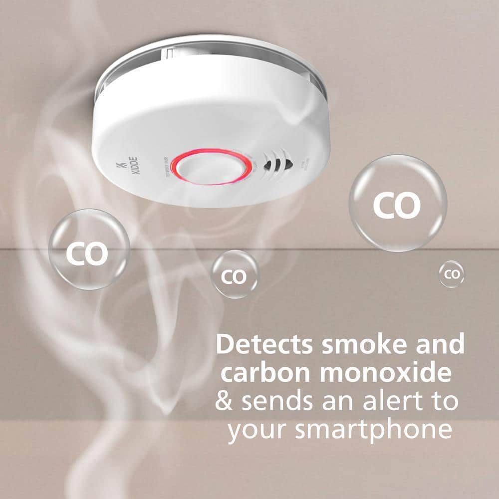 Kidde Smart Hardwired Wi-Fi Enabled Smoke Detector with Photoelectric Sensor and Voice Alerts 21032064 Kidde Smart Hardwired Wi-Fi Enabled Smoke Detector with Photoelectric Sensor and Voice Alerts 21032064 21032064