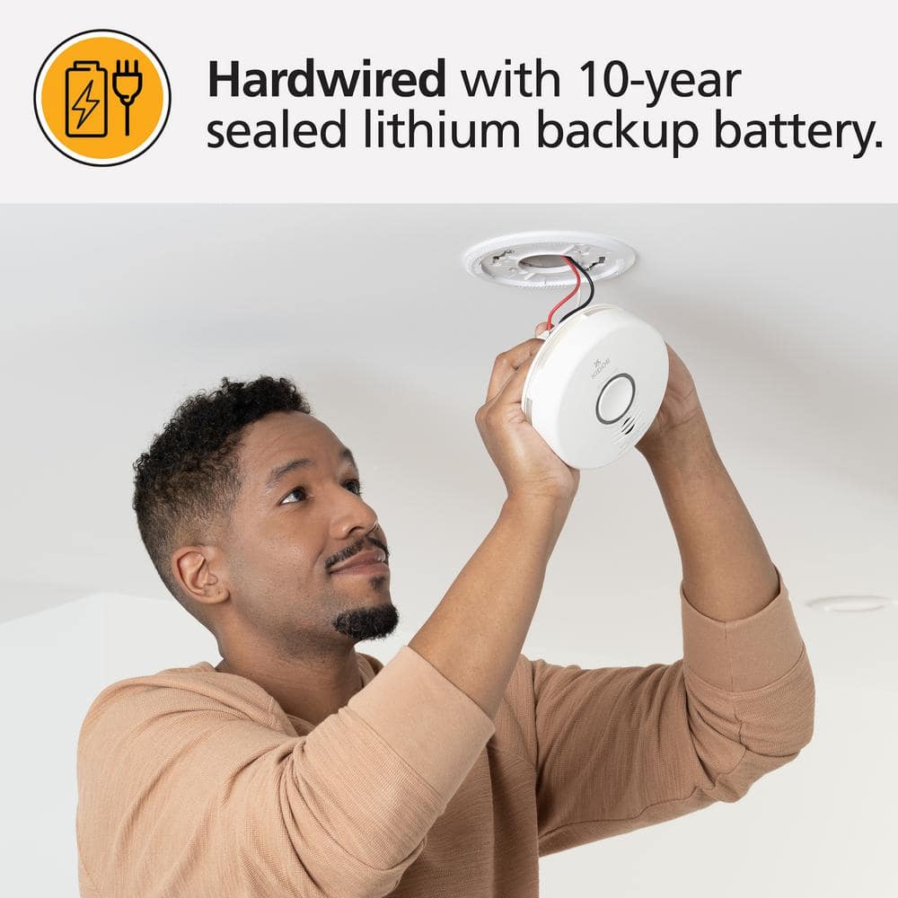 Kidde Smart Hardwired Wi-Fi Enabled Smoke Detector with Photoelectric Sensor and Voice Alerts 21032064 Kidde Smart Hardwired Wi-Fi Enabled Smoke Detector with Photoelectric Sensor and Voice Alerts 21032064 21032064