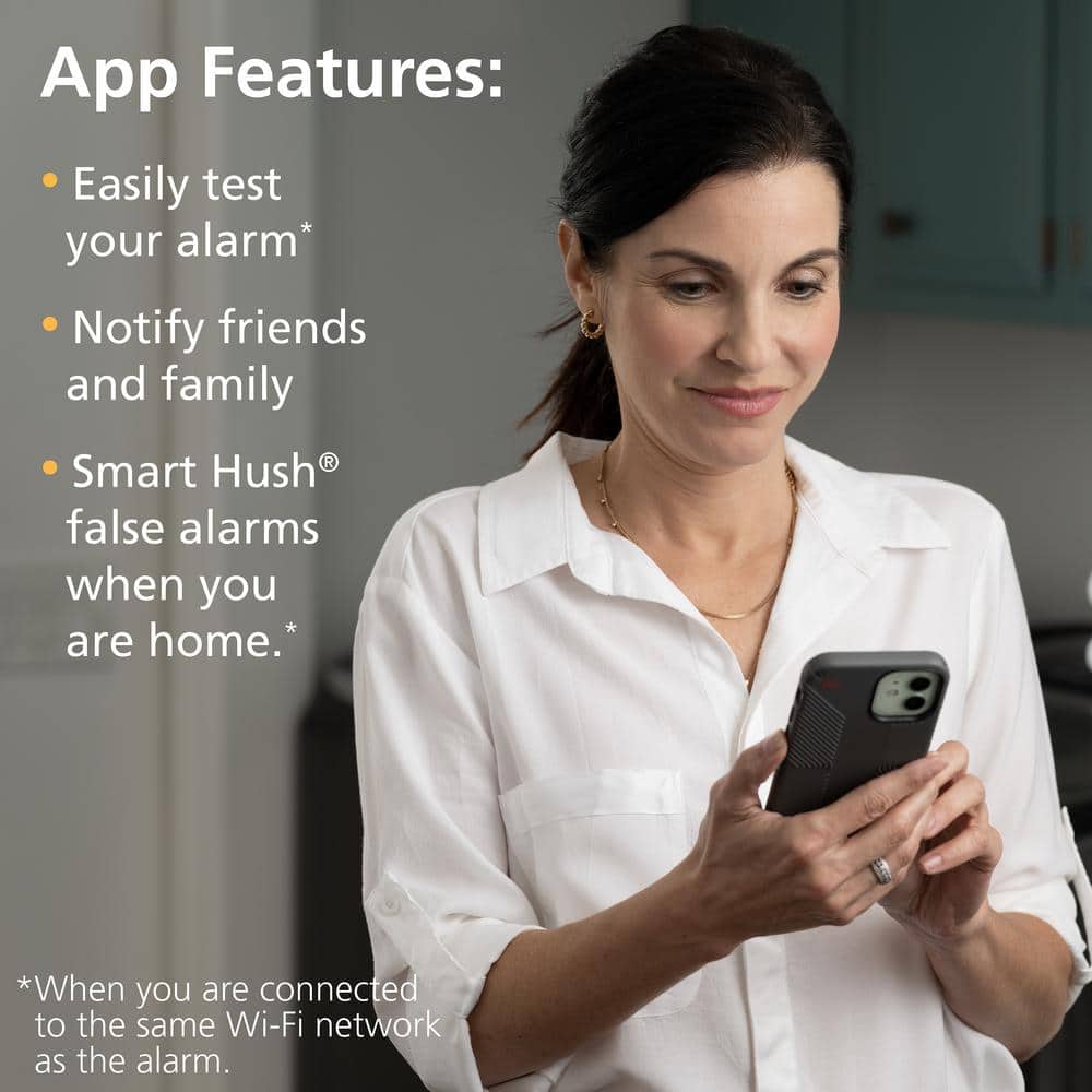 Kidde Smart Hardwired Wi-Fi Enabled Smoke Detector with Photoelectric Sensor and Voice Alerts 21032064 Kidde Smart Hardwired Wi-Fi Enabled Smoke Detector with Photoelectric Sensor and Voice Alerts 21032064 21032064