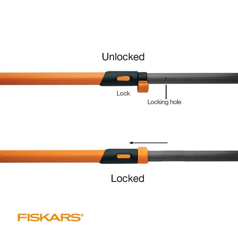 Fiskars 15 in. Steel Blade Tree Pruner and 8.5 in. Pruning Shears (2-Piece) 1076079 Fiskars 15 in. Steel Blade Tree Pruner and 8.5 in. Pruning Shears (2-Piece) 1076079