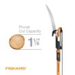 Fiskars 15 in. Steel Blade Tree Pruner and 8.5 in. Pruning Shears (2-Piece) 1076079 Fiskars 15 in. Steel Blade Tree Pruner and 8.5 in. Pruning Shears (2-Piece) 1076079