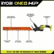 RYOBI ONE+ HP 18V Brushless 24 in. Cordless Battery Hedge Trimmer (Tool Only) PBLHG01B RYOBI ONE+ HP 18V Brushless 24 in. Cordless Battery Hedge Trimmer (Tool Only) PBLHG01B
