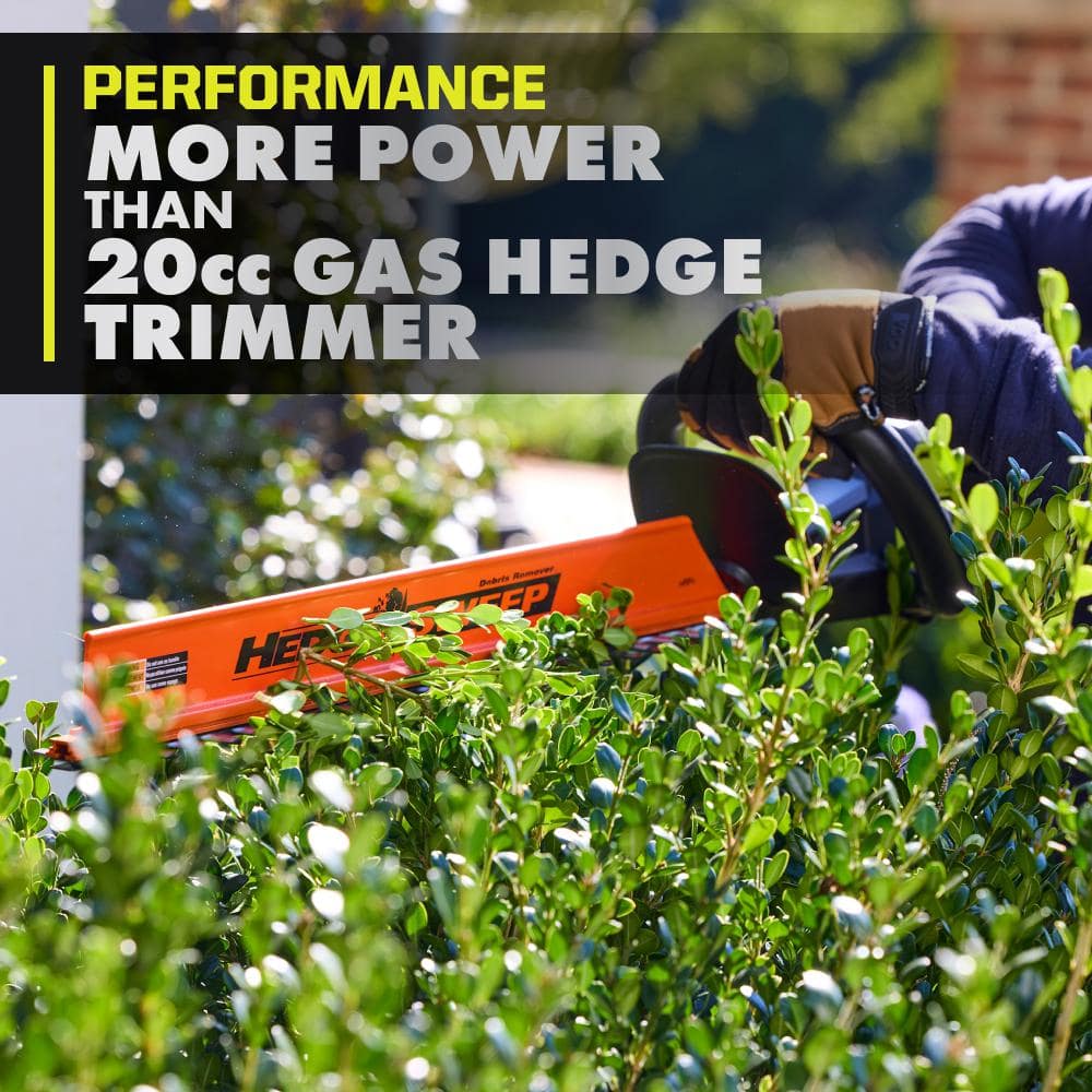 RYOBI ONE+ HP 18V Brushless 24 in. Cordless Battery Hedge Trimmer (Tool Only) PBLHG01B RYOBI ONE+ HP 18V Brushless 24 in. Cordless Battery Hedge Trimmer (Tool Only) PBLHG01B