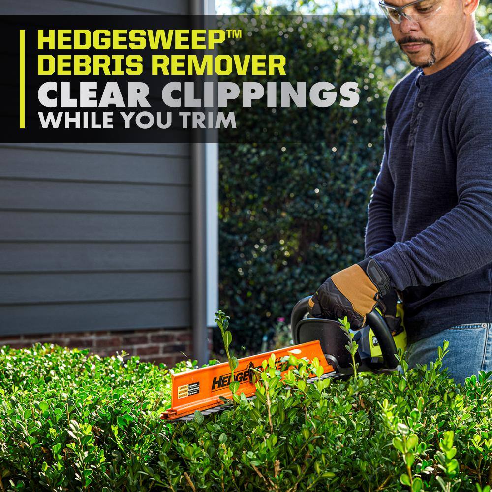 RYOBI ONE+ HP 18V Brushless 24 in. Cordless Battery Hedge Trimmer (Tool Only) PBLHG01B RYOBI ONE+ HP 18V Brushless 24 in. Cordless Battery Hedge Trimmer (Tool Only) PBLHG01B