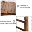 Costway 5-Feet Brown (composite) Garden Bridge
