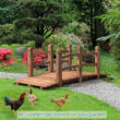 Costway 5-Feet Brown (composite) Garden Bridge