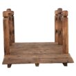 Costway 5-Feet Brown (composite) Garden Bridge
