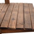Costway 5-Feet Brown (composite) Garden Bridge
