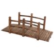 Costway 5-Feet Brown (composite) Garden Bridge