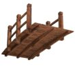 Costway 5-Feet Brown (composite) Garden Bridge