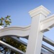 Vita Classic 4.08-ft W x 7.33-ft H Arched White PVC Garden Arbor