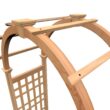 Vita Urban 3.92-ft W x 7.39-ft H Arched Golden Brown Cedar Garden Arbor
