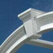 Vita Classic 4.08-ft W x 7.63-ft H Arched White PVC Garden Arbor
