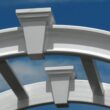Vita Classic 4.08-ft W x 7.63-ft H Arched White PVC Garden Arbor