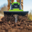 Earthwise 40 Forward-rotating Cordless Electric Cultivator ( Charger Included ) Earthwise 40 Forward-rotating Cordless Electric Cultivator ( Charger Included )