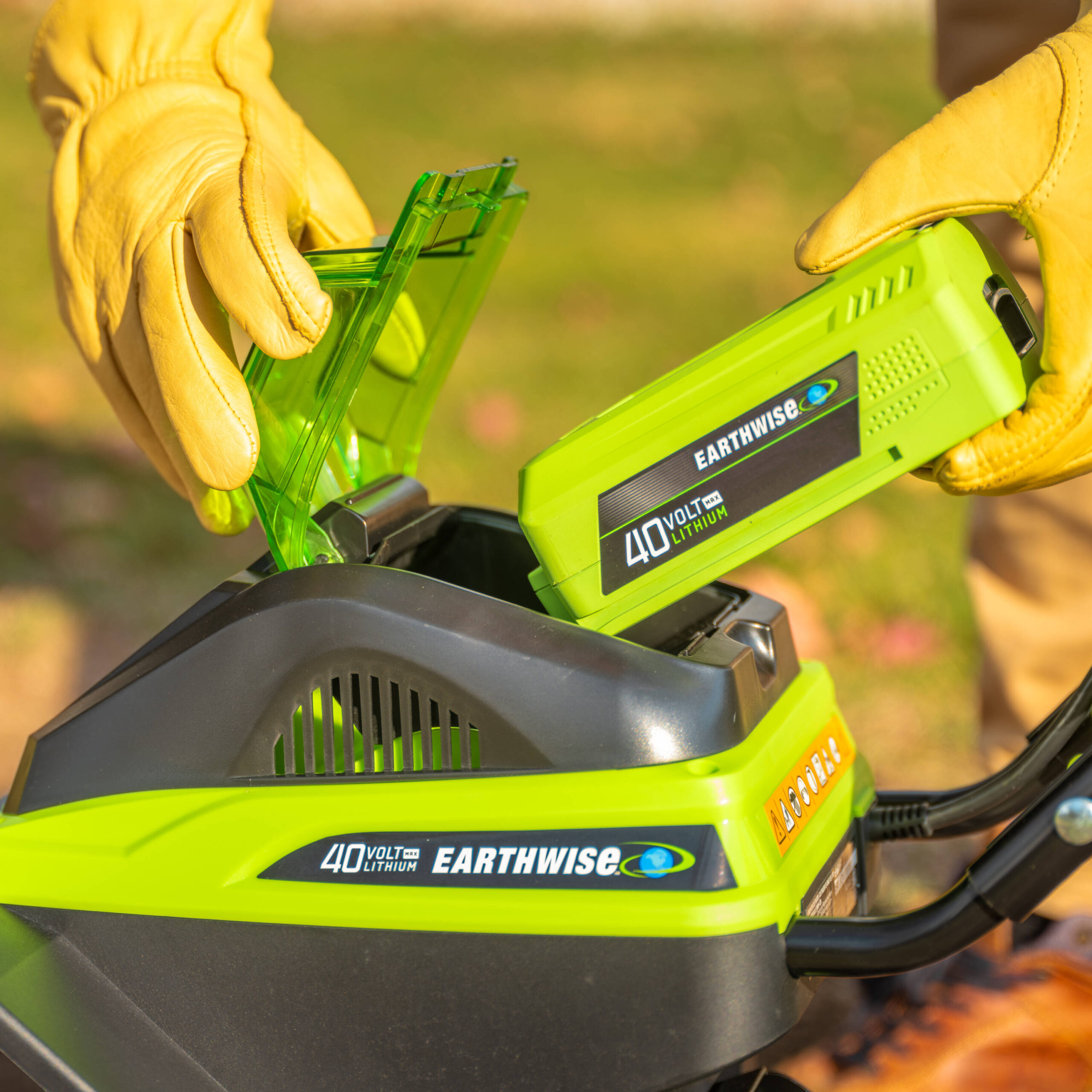 Earthwise 40 Forward-rotating Cordless Electric Cultivator ( Charger Included ) Earthwise 40 Forward-rotating Cordless Electric Cultivator ( Charger Included )