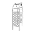 Vita Classic 4.09-ft W x 7.63-ft H Arched White PVC Garden Arbor