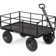 Gorilla Carts 9-cu ft Steel Yard Cart