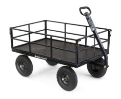 Gorilla Carts 9-cu ft Steel Yard Cart