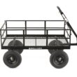 Gorilla Carts 9-cu ft Steel Yard Cart