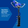 Kobalt 1-man Auger Powerhead with 8-in Bit