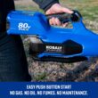 Kobalt 80-volt 630-CFM 140-MPH Battery Handheld Leaf Blower 2.5 Ah