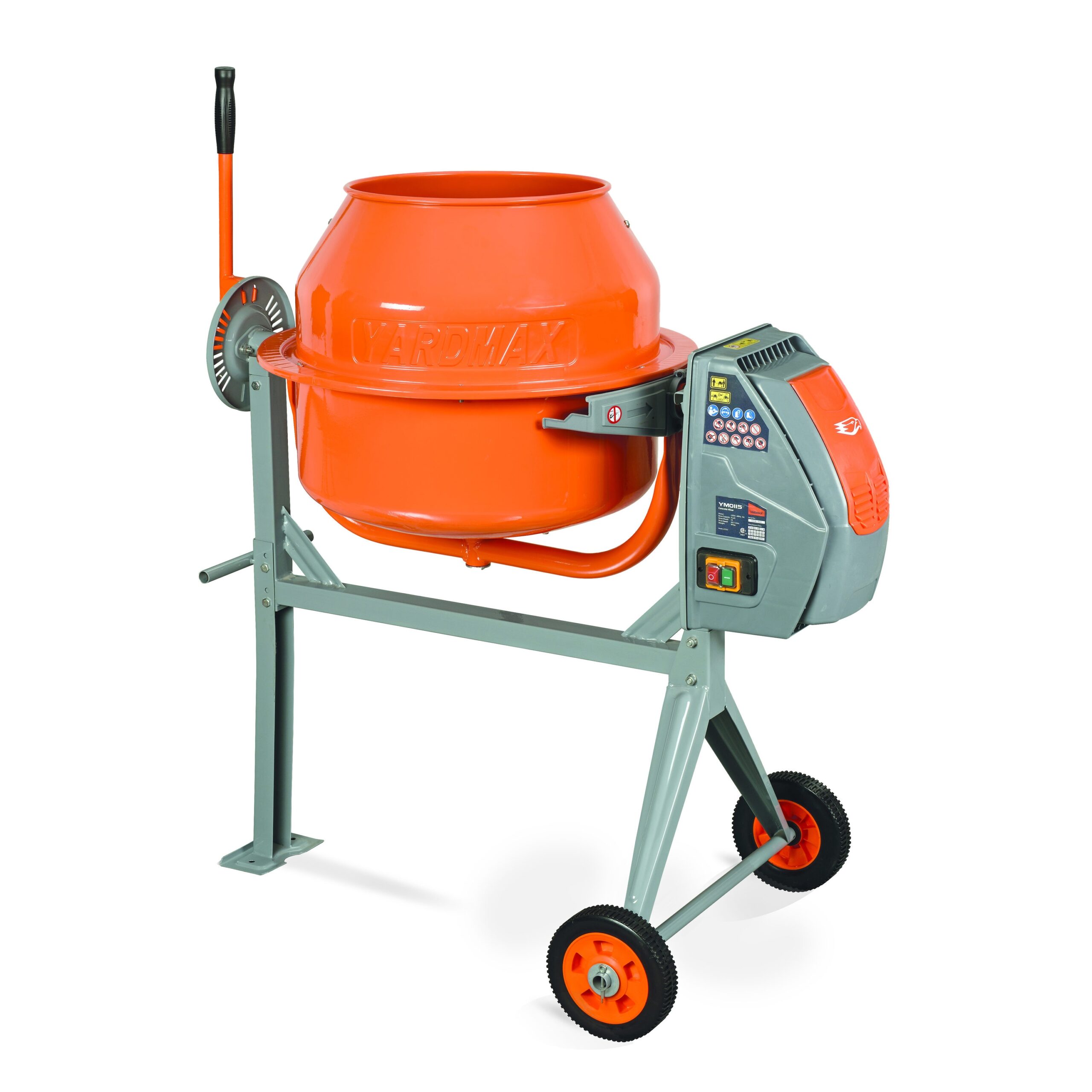 YARDMAX 4.0 CU FT concrete mixer 4.0-Cu. Feet 0.68 -HP Concrete Mixers YARDMAX 4.0 CU FT concrete mixer 4.0-Cu. Feet 0.68 -HP Concrete Mixers