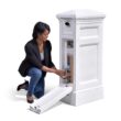 Step2 Atherton Locking Plastic Extra Large Mailbox White Step2 Atherton Locking Plastic Extra Large Mailbox White