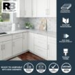 RELIABILT Fairplay 36.00-in W x 34.5-in H x 24-in D White Lazy susan Corner base Ready to assemble Plywood Cabinet (Recessed Panel Shaker)