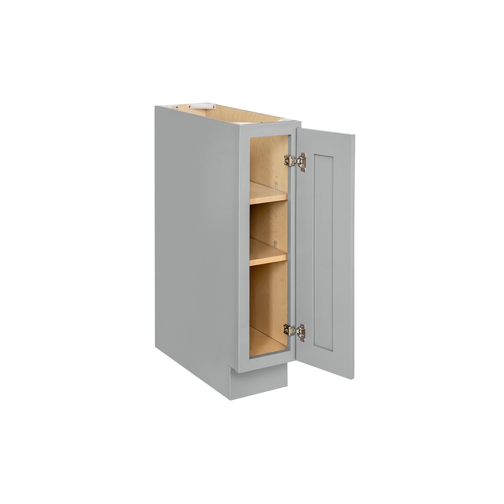 RELIABILT Overlake 9-in W x 34.5-in H x 24-in D Gray Base Ready to assemble Plywood Cabinet (Recessed Panel Shaker) RELIABILT Overlake 9-in W x 34.5-in H x 24-in D Gray Base Ready to assemble Plywood Cabinet (Recessed Panel Shaker)