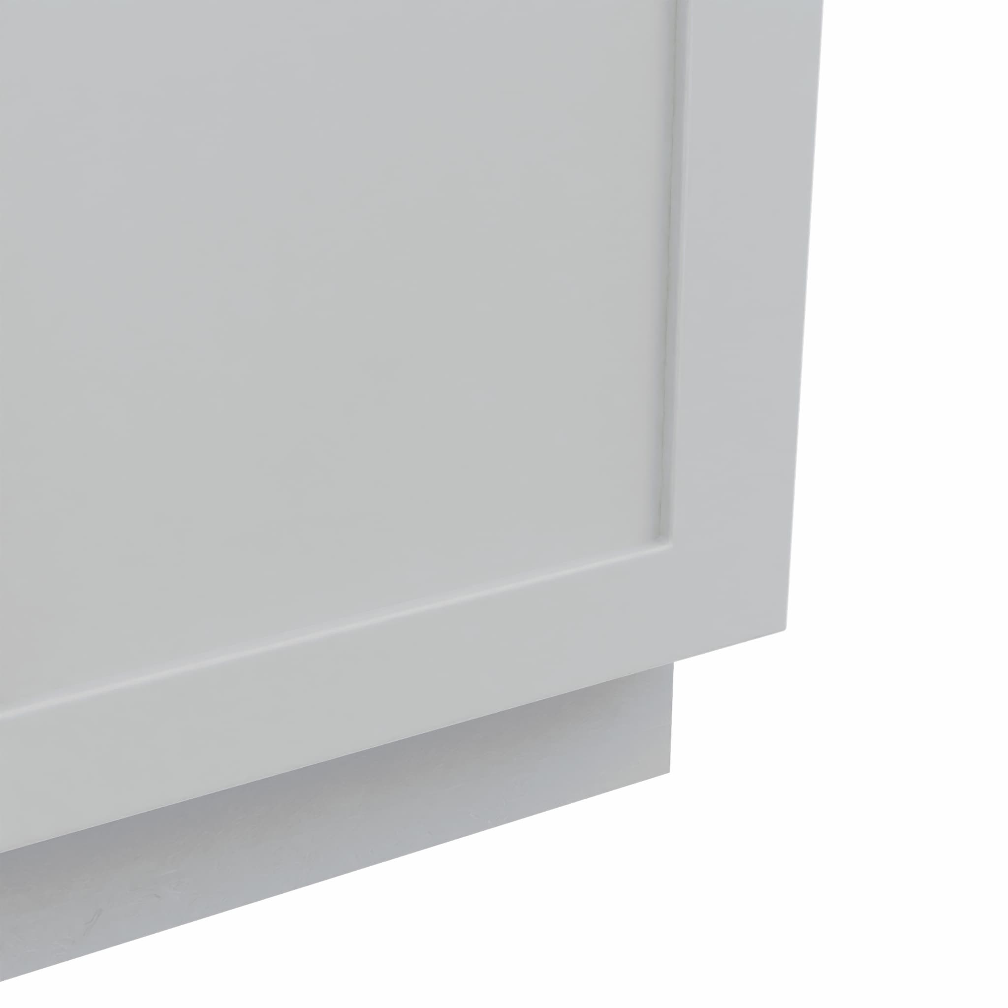 RELIABILT Overlake 9-in W x 34.5-in H x 24-in D Gray Base Ready to assemble Plywood Cabinet (Recessed Panel Shaker) RELIABILT Overlake 9-in W x 34.5-in H x 24-in D Gray Base Ready to assemble Plywood Cabinet (Recessed Panel Shaker)