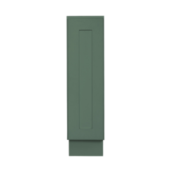 RELIABILT Monroe 9-in W x 34.5-in H x 24-in D Basil Green Base Ready to assemble Plywood Cabinet ( Recessed panel Shaker )