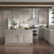 Diamond NOW Wintucket 30-in W x 35-in H x 23.75-in D Cloud Gray Base Fully assembled Cabinet ( Recessed panel Square )
