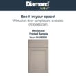 Diamond NOW Wintucket 30-in W x 35-in H x 23.75-in D Cloud Gray Base Fully assembled Cabinet ( Recessed panel Square )