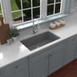 Karran Undermount 32.25-Inches x 19.25-Inches Quartz Single bowl Kitchen Sink