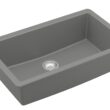 Karran Undermount 32.25-Inches x 19.25-Inches Quartz Single bowl Kitchen Sink