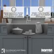 Karran Undermount 32.25-Inches x 19.25-Inches Quartz Single bowl Kitchen Sink