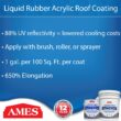 AMES Maximum Stretch 5-gallon White Elastomeric Reflective Roof Coating ( 1-year limited Warranty)