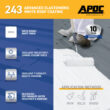 APOC 243 4.75-gallon White Elastomeric Reflective Roof Coating (