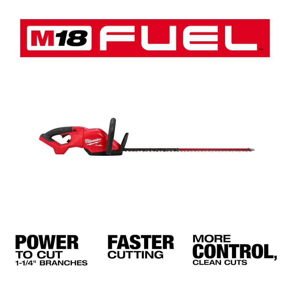 Milwaukee M18 FUEL 18V 30 in. Brushless Cordless Battery Powered Hedge Trimmer (Tool-Only) 3034-20