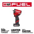Milwaukee M12 FUEL 12V Li-Ion Brushless Cordless Stubby 3/8 in. Impact Wrench Kit w/(1) 5.0Ah & (1) 2.5 Ah High Output Batteries 2562-22