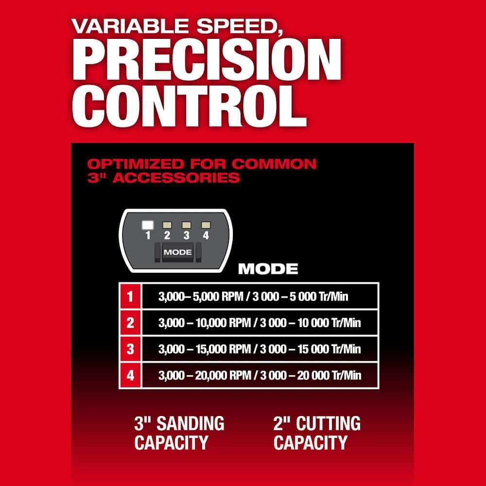 Milwaukee M12 FUEL 12V Lithium-Ion Brushless Cordless 1/4 in. Right Angle Die Grinder Kit w/ 5.0 Ah & 2.5 Ah Batteries 3485-22 Milwaukee M12 FUEL 12V Lithium-Ion Brushless Cordless 1/4 in. Right Angle Die Grinder Kit w/ 5.0 Ah & 2.5 Ah Batteries 3485-22