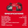 Milwaukee M18 FUEL 18V Lithium-Ion Brushless Cordless Deep Cut Band Saw (Tool-Only) 2929-20