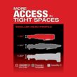 Milwaukee M12 FUEL 12V Lithium-Ion Brushless Cordless 3/8 in. Ratchet Kit with (2) 2.0Ah Batteries, Charger & Tool Bag 2557-22