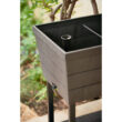Keter Urban Bloomer Raised Garden Bed with Self-Watering and Drainage System Elevated Raised Planter for Backyard Patio Balcony