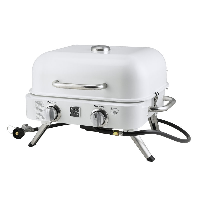 Kenmore 2-Burner Portable Tabletop Retro Gas Grill