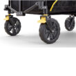 Gorilla Carts Collapsible Outdoor Utility Wagon, Oversize Bed, Black, 0.2' H x 2.1' W x 3.23' D